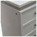 Reflections Pearl White and Rhinestone 6 Drawer Dresser with LED