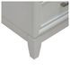 Reflections Pearl White and Rhinestone 2 Drawer Nightstand with USB Charging
