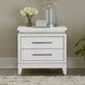Reflections Pearl White and Rhinestone 2 Drawer Nightstand with USB Charging