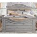 Stonebrook Light Distressed Antique Gray King Panel Bed