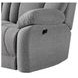 Wild Card Bahari Platinum 92" Reclining Sofa with USB Charging