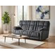 Wild Card Charcoal Power Reclining Sofa With Power Headrest