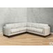Kona White Leather 3 Piece Modular Sectional