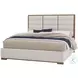 Ben And Erin Napier Natural And Oatmeal Upholstered King Low Profile Bed