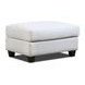 Durango Pewter Off White Performance Fabric Rectangular Ottoman