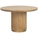 Kalla Rustic Oak 48" Round Dining Table