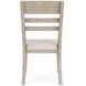 Bennett Beige Upholstered Ladder Back Side Chair Set of 2