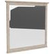 Bennett Frosted Gray Rectangular Dresser Mirror