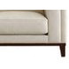 Axton Natural Leather Upholstered Accent Chair