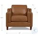 Isla Cognac Leather Upholstered Accent Chair