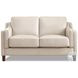 Isla Vanilla Leather 60" Loveseat