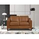 Isla Cognac Leather 60" Loveseat