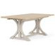 Glenndale Aged White and Wheat 90" Extendable Rectangular Dining Table