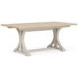 Glenndale Aged White and Wheat 90" Extendable Rectangular Dining Table