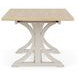 Glenndale Aged White and Wheat 90" Extendable Rectangular Dining Table