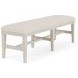 Glenndale Cream Upholstered Dining Bench