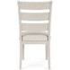 Glenndale Beige Upholstered Ladder Back Side Chair Set of 2