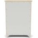 Glenndale Aged White and Wheat 5 Drawer Chest