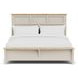 Glenndale Aged White Queen Panel Bed