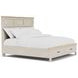 Glenndale Aged White Queen Storage Panel Bed