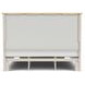 Glenndale Aged White Queen Storage Panel Bed