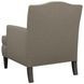 Walton Blue Upholstered Lounge Chair with Nailhead Trim