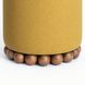 Dex Amber Performance Vegan Mohair Upholstered Round Ottoman