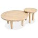 Sunset Cove Sanibel Brown Round Nesting Cocktail Table