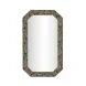 Charlene Watercolor Print Rectangular Wall Mirror