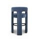 Malone Denim Blue Performance Fabric Upholstered Bar Stool