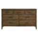 Andover Walnut 7 Drawer Dresser