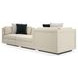 Fusion Beige 3 Piece Modular Sectional with Pillows