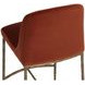 Nestorra Meg Rust Upholstered Counter Height Stool