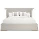 Beauty Sleep Woodland Gray Queen Upholstered Panel Bed