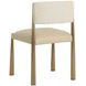 Baymont Napa Beige and Santa Cruz Oatmeal Upholstered Dining Chair Set of 2