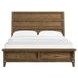 Forge Weathered Chestnut King Panel Bed