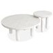 Sunset Cove Moonlight Pearl Round Nesting Cocktail Table