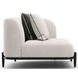 Madera Oatmeal 4 Piece Modular Corner L Sectional with Pillows
