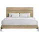 Newhall Vintage Oak Melamine King Panel Bed