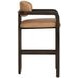 Cypress Ludlow Sesame Leather Upholstered Bar Stool