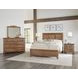 Cool Farmhouse Natural Worm King Panel Bed