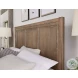 Cool Farmhouse Natural King Panel Bed