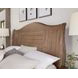 Cool Farmhouse Natural Worm King Sleigh Bed