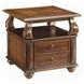 Amado Walnut Rectangular End Table