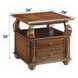 Amado Walnut Rectangular End Table