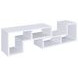Velma White Convertible TV Console