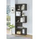 Joey Weathered Grey 5 Tier Bookcase