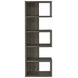 Joey Weathered Grey 5 Tier Bookcase