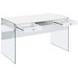 Dobrev Gloss White Computer Desk