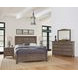 Cool Farmhouse Natural worm Gray King Panel Bed